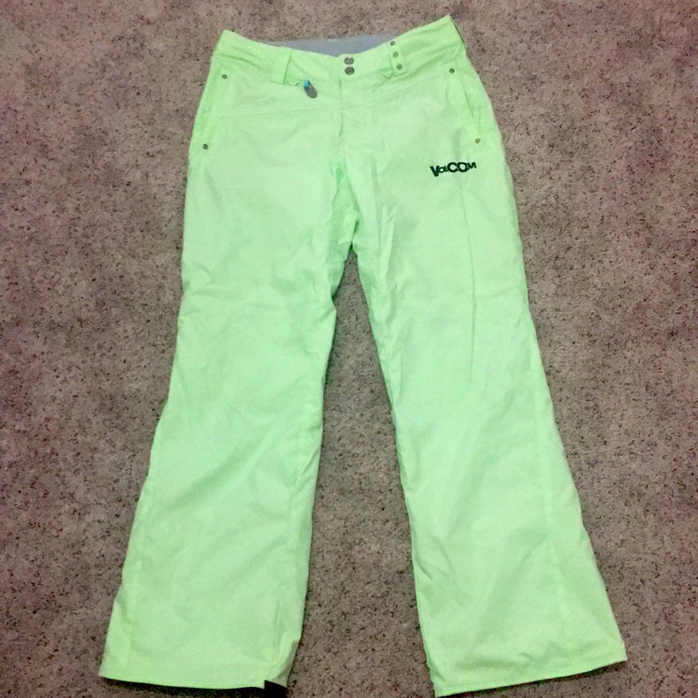 Mint green women’s snow pants size XS